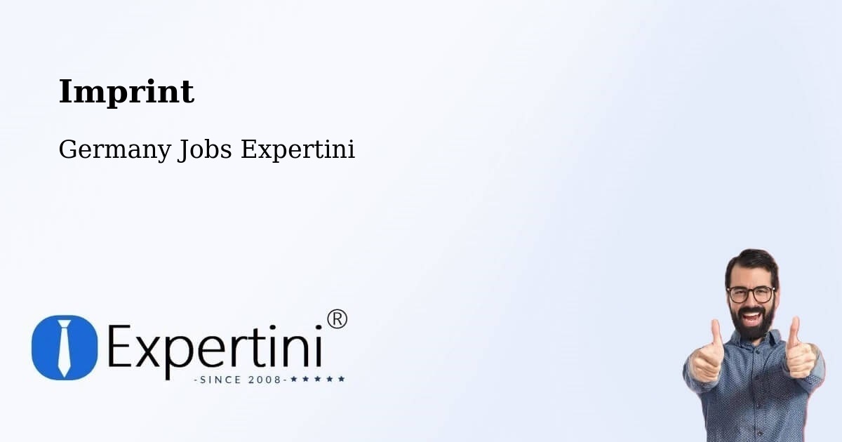 Imprint – Recklinghausen - Germany Jobs Expertini